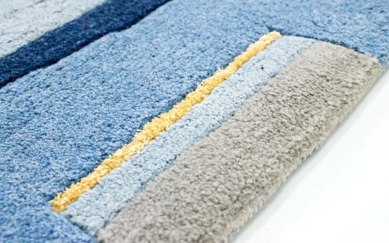 Alfombra de Nepal - 300 x 200 cm - azul claro