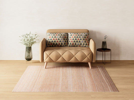 Alfombra de yute - 200 x 140 cm - natural