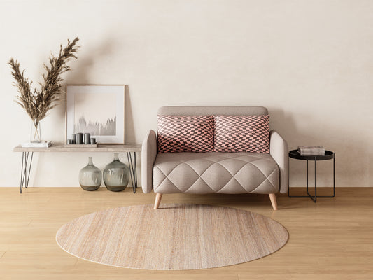 Alfombra de yute - 200 x 140 cm - natural