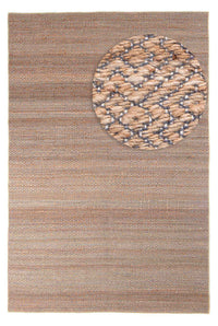 Alfombra de yute - 200 x 140 cm - natural
