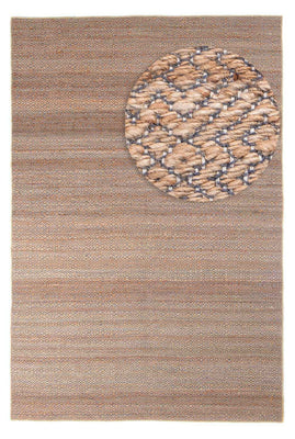 Alfombra de yute - 200 x 140 cm - natural