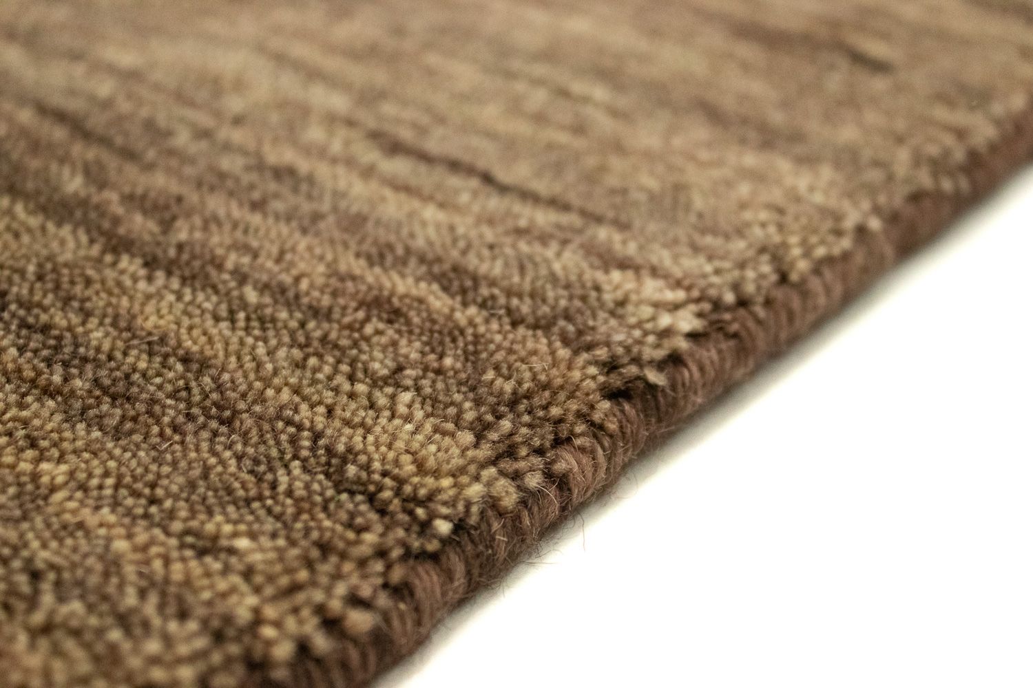 Alfombra Gabbeh - Indus redondo  - 250 x 250 cm - marrón