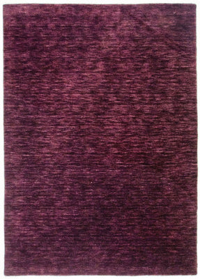 Alfombra de lana - 169 x 123 cm - púrpura