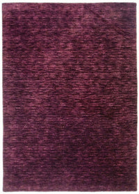 Alfombra de lana - 169 x 123 cm - púrpura