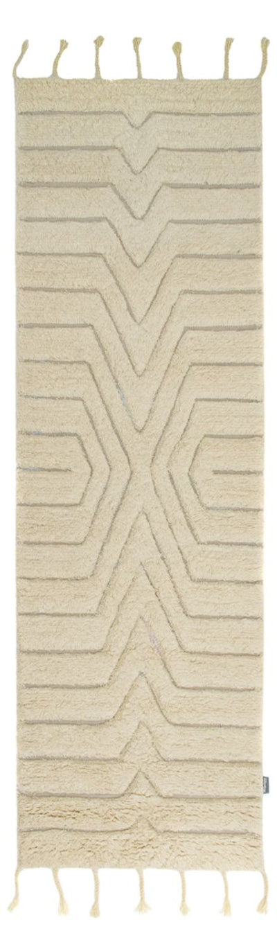 Alfombra de lana Bedouin Natural - Alfombra de lana