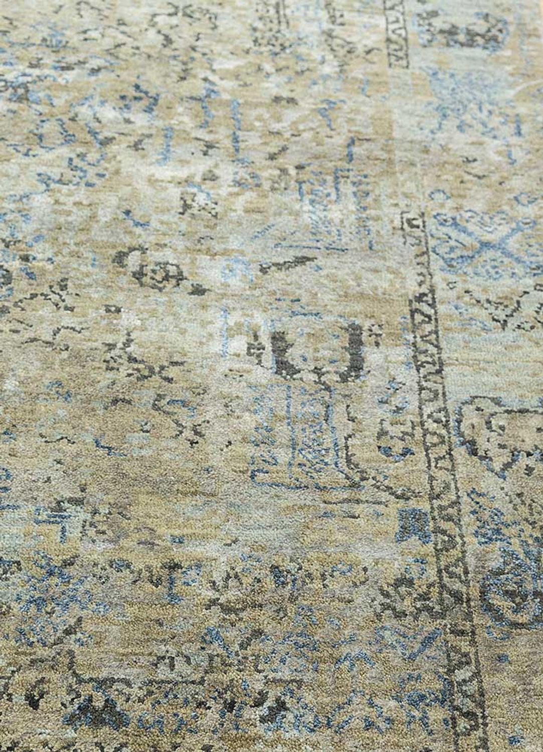 Alfombra de lana - 240 x 170 cm - verde menta