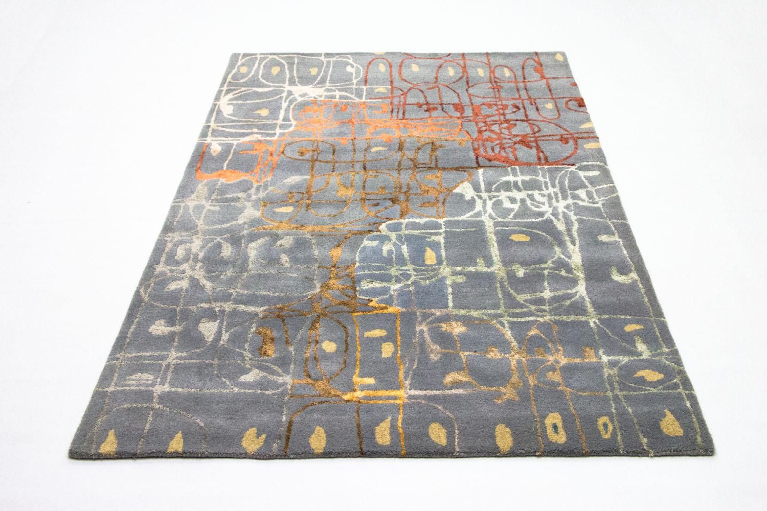 Alfombra de diseño - 242 x 153 cm - multicolor