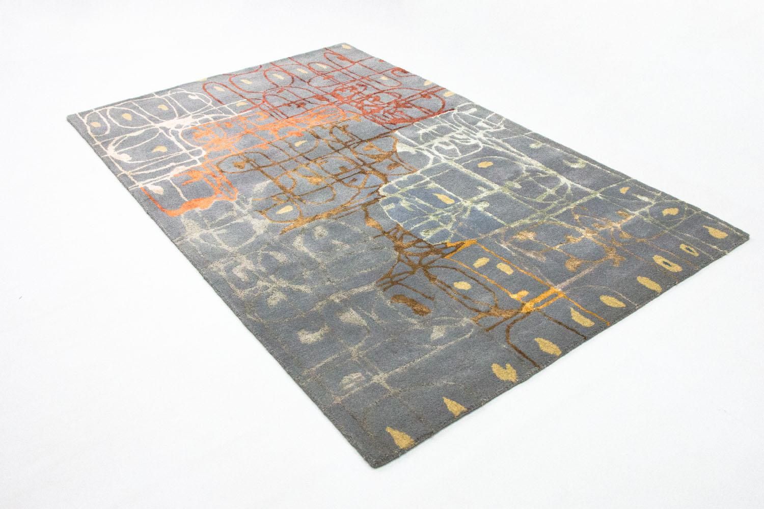 Alfombra de diseño - 242 x 153 cm - multicolor