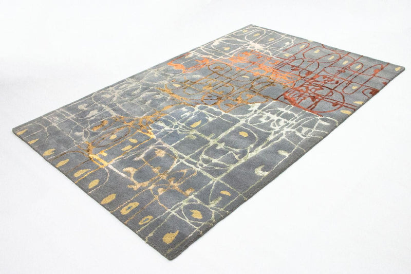 Alfombra de diseño - 242 x 153 cm - multicolor