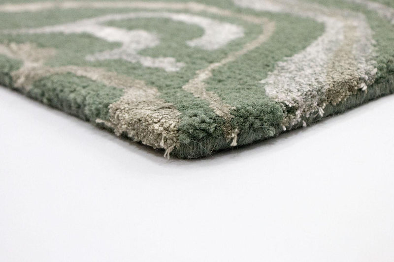 Alfombra de diseño - 242 x 153 cm - verde