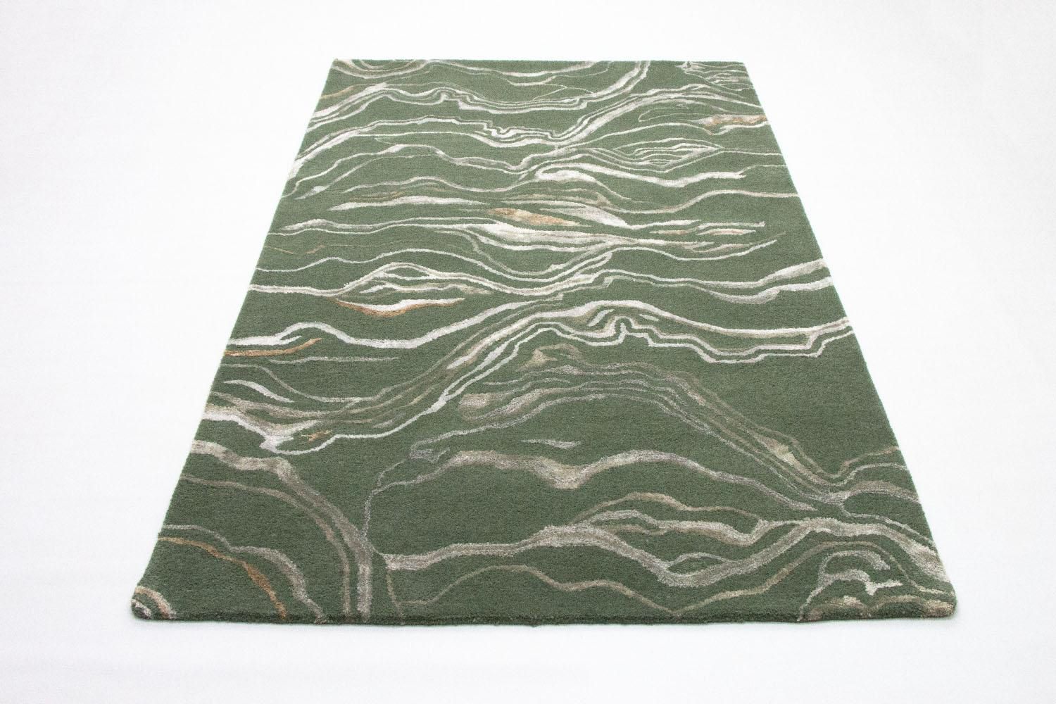 Alfombra de diseño - 242 x 153 cm - verde
