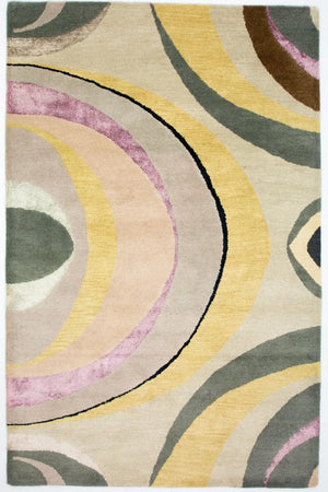 Alfombra de diseño - 238 x 154 cm - multicolor