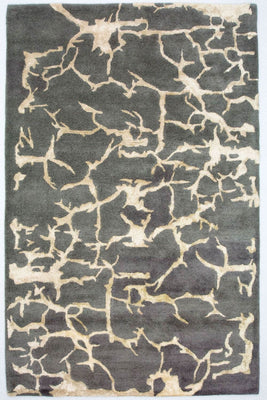 Alfombra de diseño - 241 x 154 cm - gris