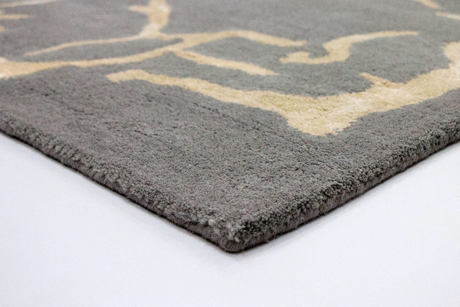 Alfombra de diseño - 241 x 154 cm - gris