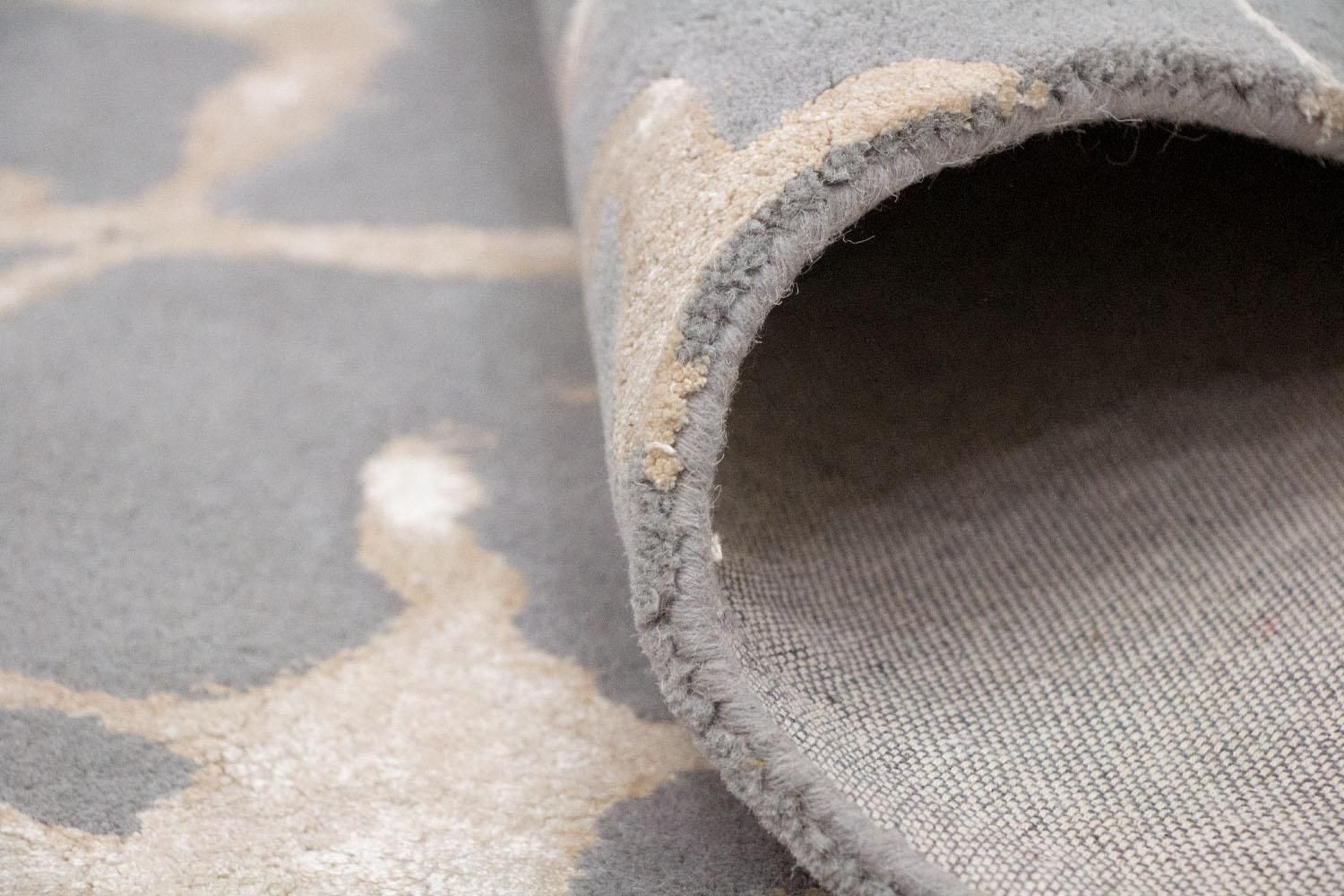 Alfombra de diseño - 241 x 154 cm - gris