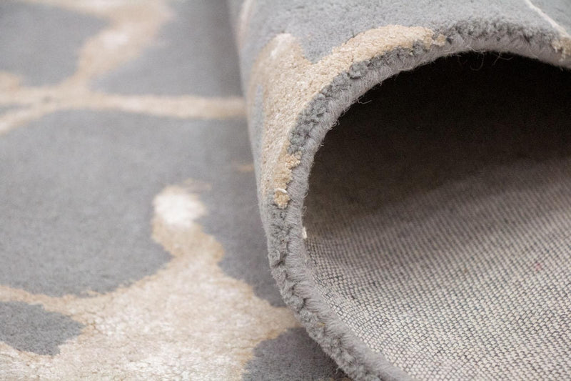 Alfombra de diseño - 241 x 154 cm - gris