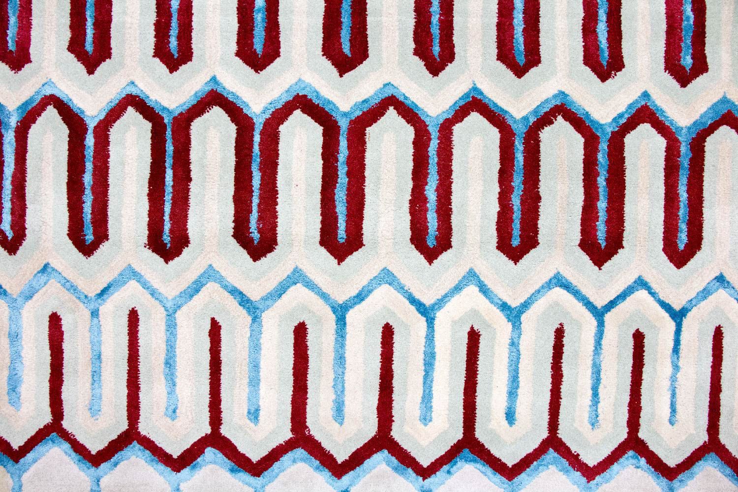 Alfombra de diseño - 241 x 156 cm - beige