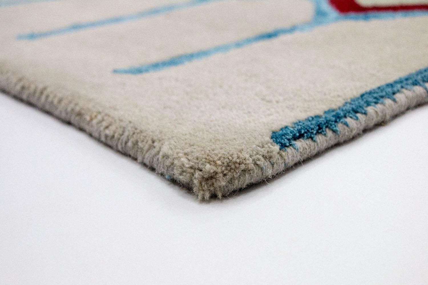Alfombra de diseño - 241 x 156 cm - beige