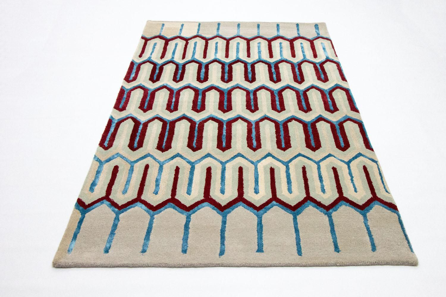 Alfombra de diseño - 241 x 156 cm - beige
