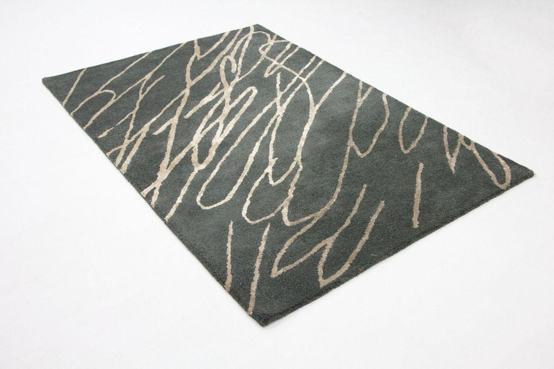 Alfombra de diseño - 180 x 121 cm - azul