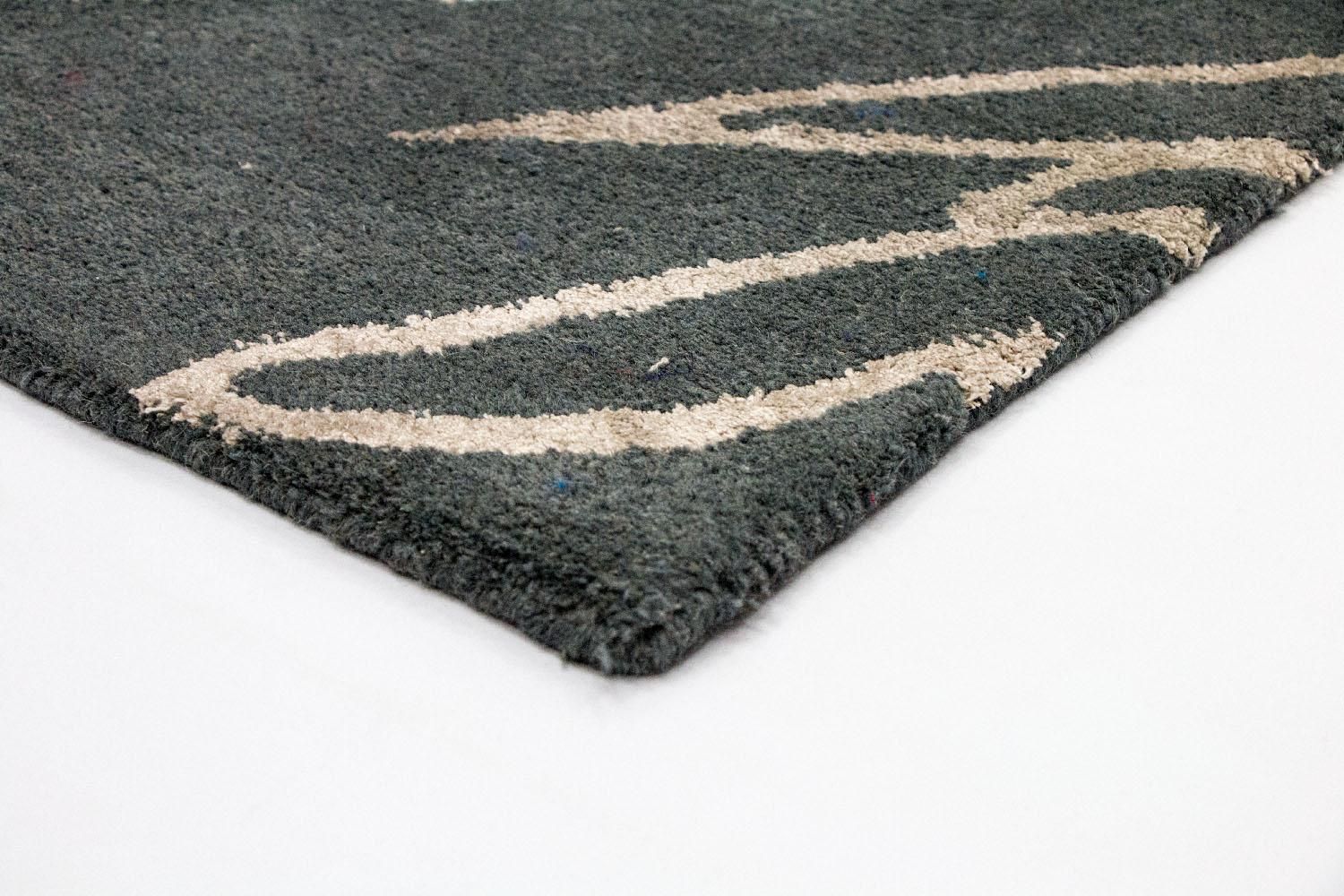 Alfombra de diseño - 180 x 121 cm - azul