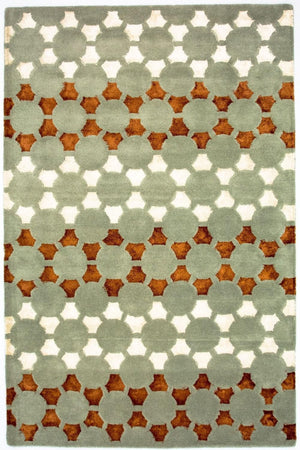 Alfombra de diseño - 239 x 157 cm - multicolor