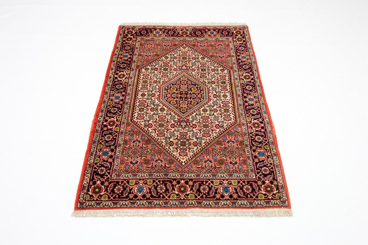Alfombra persa - Bidjar - 140 x 88 cm - rojo