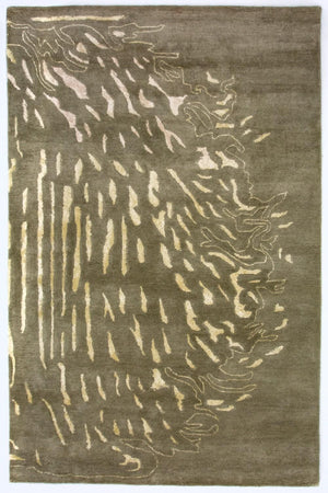 Alfombra de diseño - 242 x 153 cm - marrón