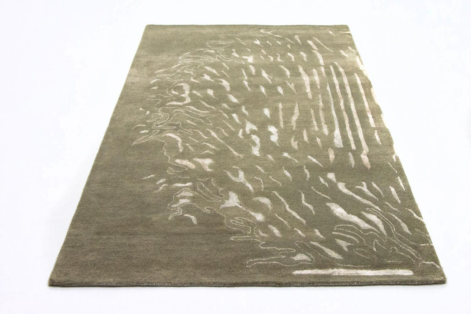 Alfombra de diseño - 242 x 153 cm - marrón