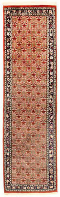 Alfombra de pasillo Alfombra oriental - 263 x 76 cm - rojo