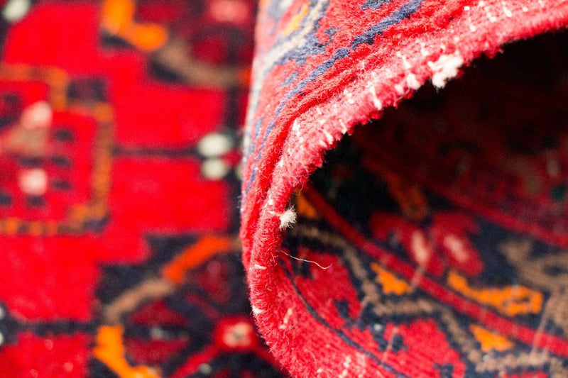 Alfombra de pasillo Alfombra afgana - Bukhara - 257 x 83 cm - rojo