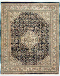 Alfombra persa - Bidjar - 248 x 196 cm - azul oscuro