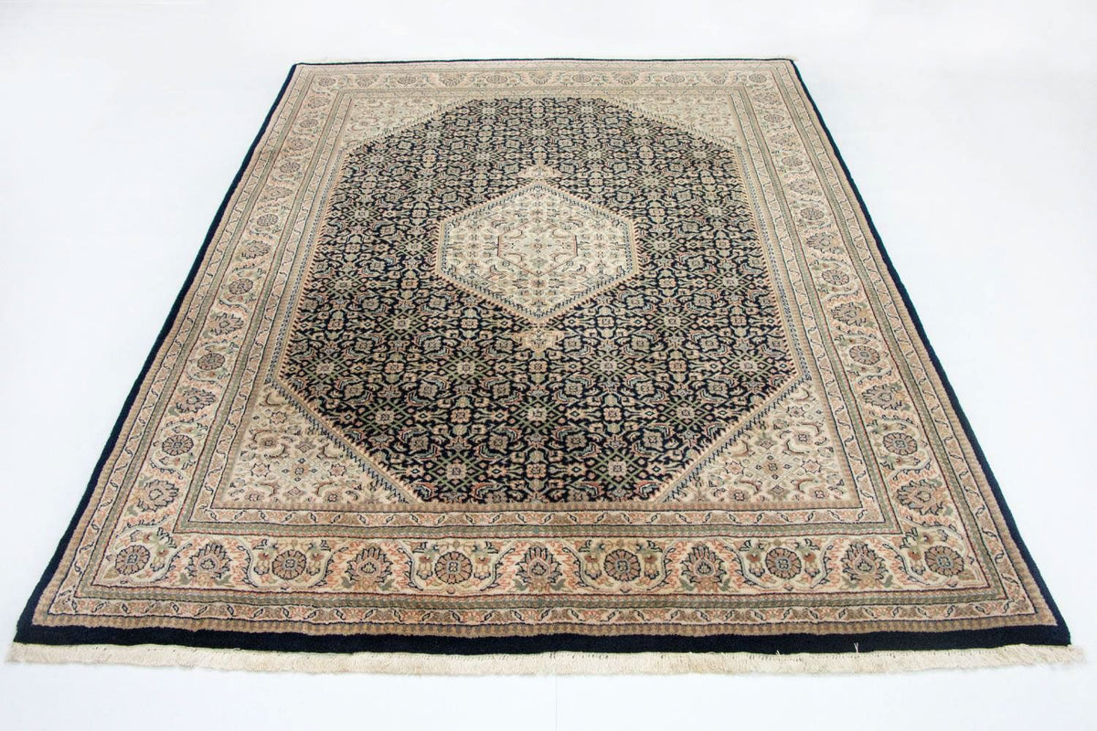 Alfombra persa - Bidjar - 248 x 196 cm - azul oscuro