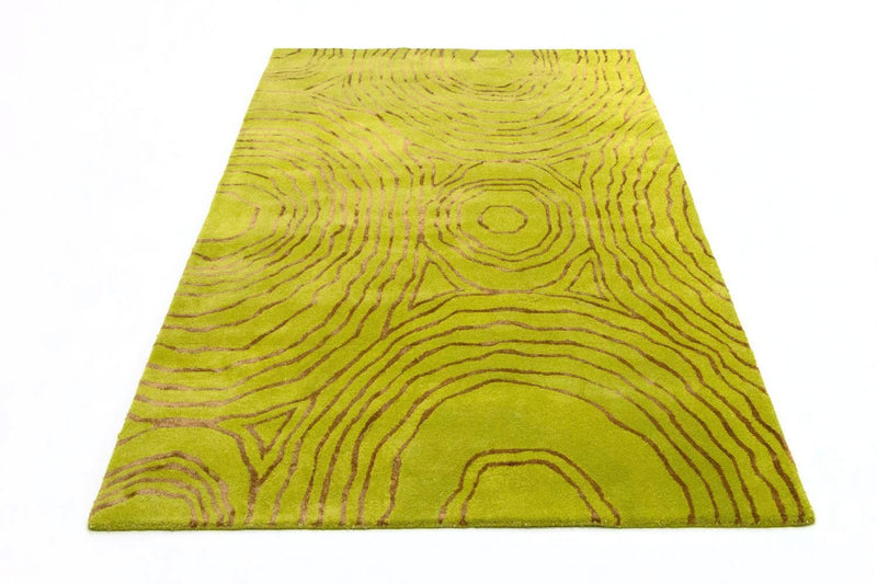 Alfombra de diseño - 241 x 152 cm - verde claro