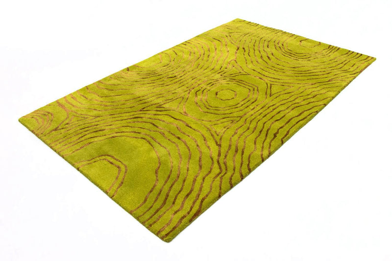 Alfombra de diseño - 241 x 152 cm - verde claro