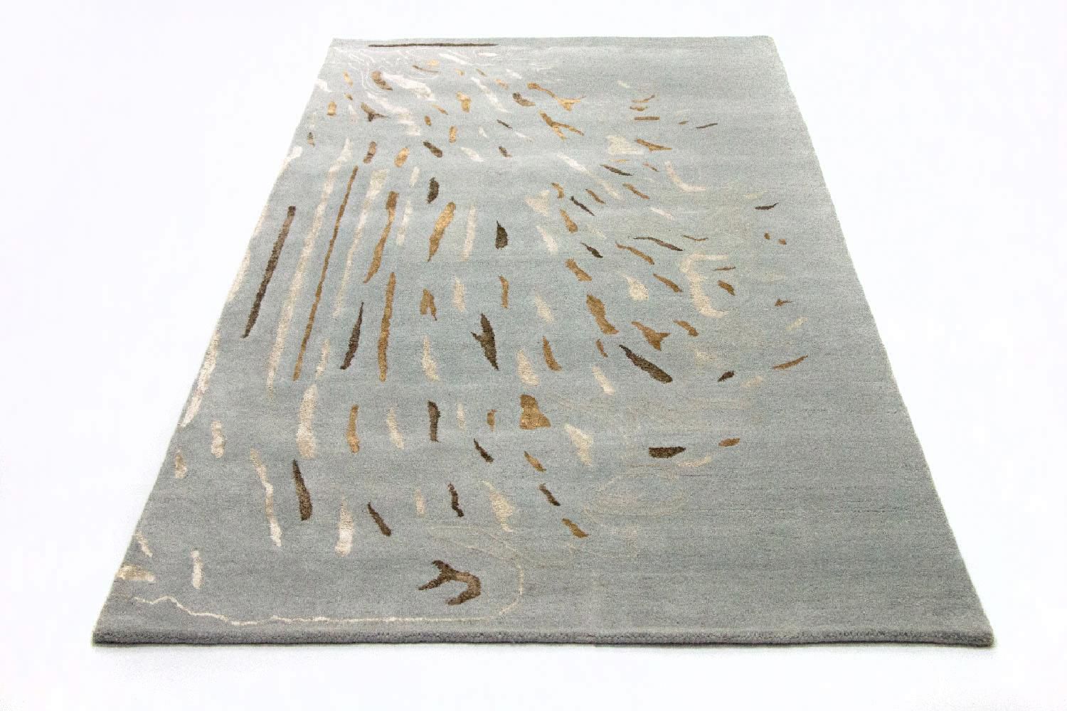 Alfombra de diseño - 242 x 153 cm - gris