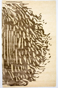 Alfombra de diseño - 242 x 152 cm - beige