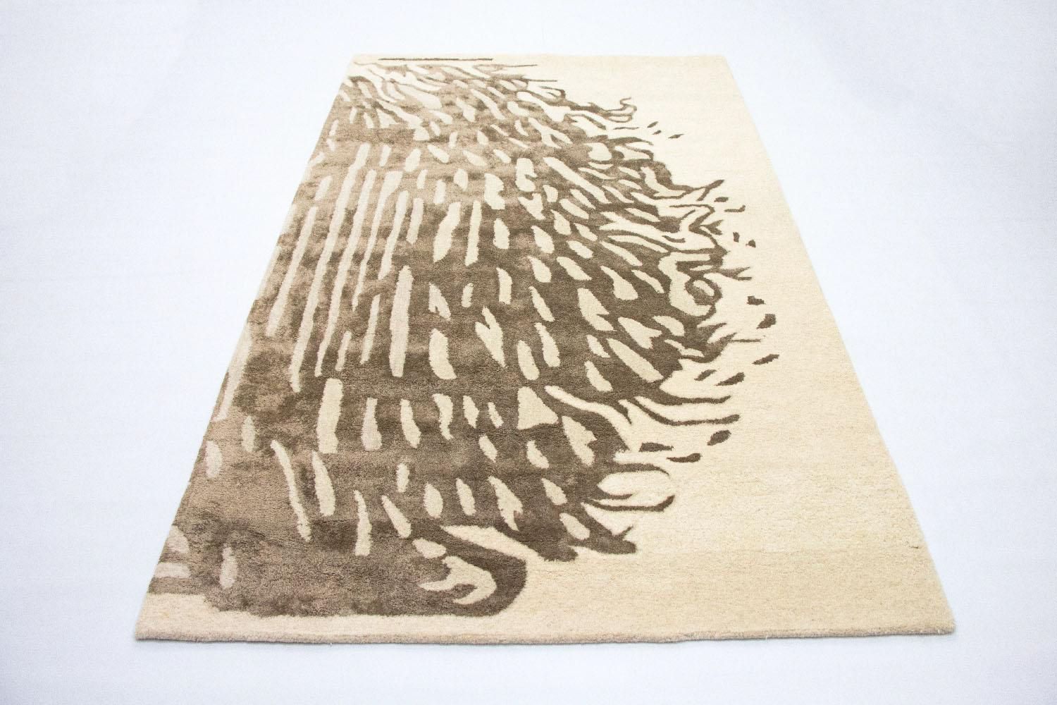 Alfombra de diseño - 242 x 152 cm - beige