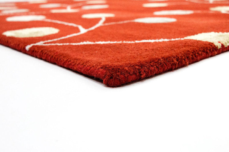 Alfombra de diseño - 240 x 155 cm - rojo
