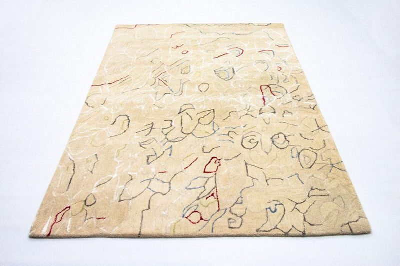 Alfombra de diseño - 242 x 152 cm - beige