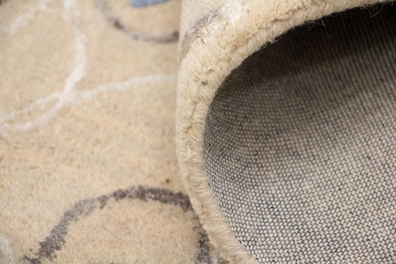 Alfombra de diseño - 242 x 152 cm - beige