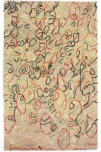 Alfombra de diseño - 242 x 152 cm - beige