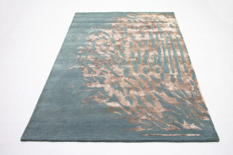 Alfombra de diseño - 242 x 153 cm - azul