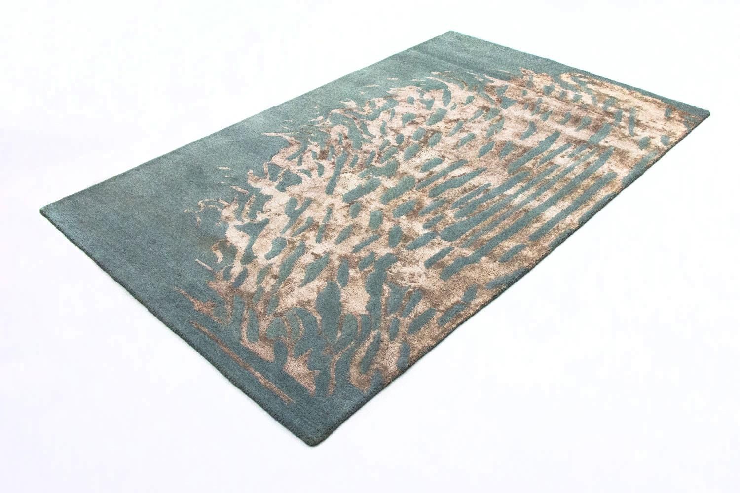 Alfombra de diseño - 242 x 153 cm - azul