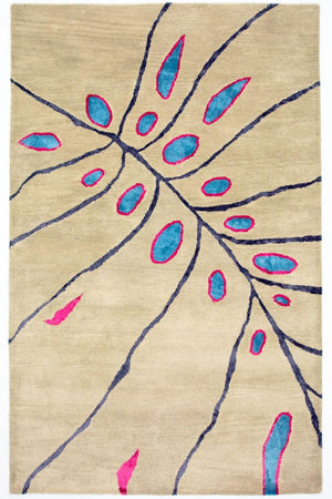 Alfombra de diseño - 240 x 152 cm - beige
