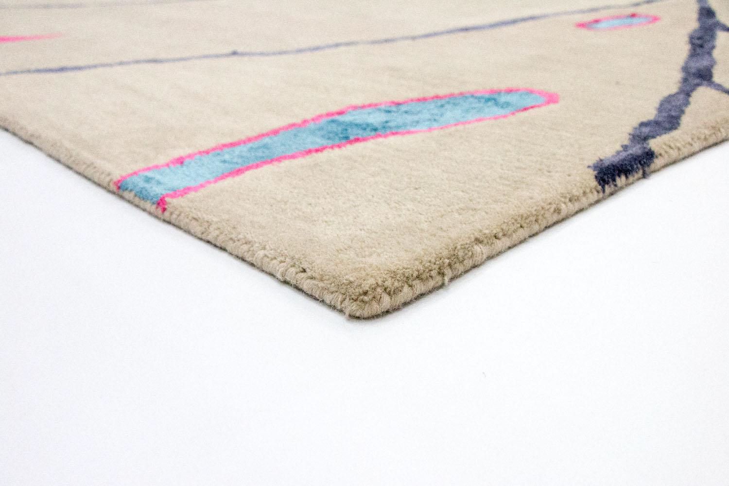 Alfombra de diseño - 240 x 152 cm - beige