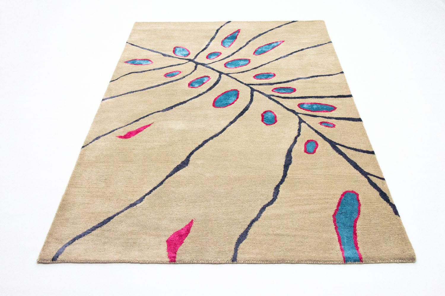 Alfombra de diseño - 240 x 152 cm - beige