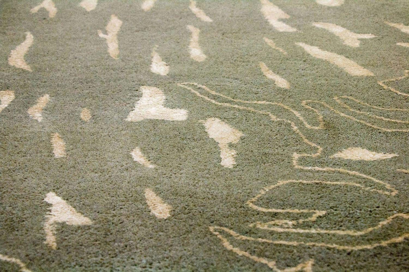 Alfombra de diseño - 242 x 152 cm - gris