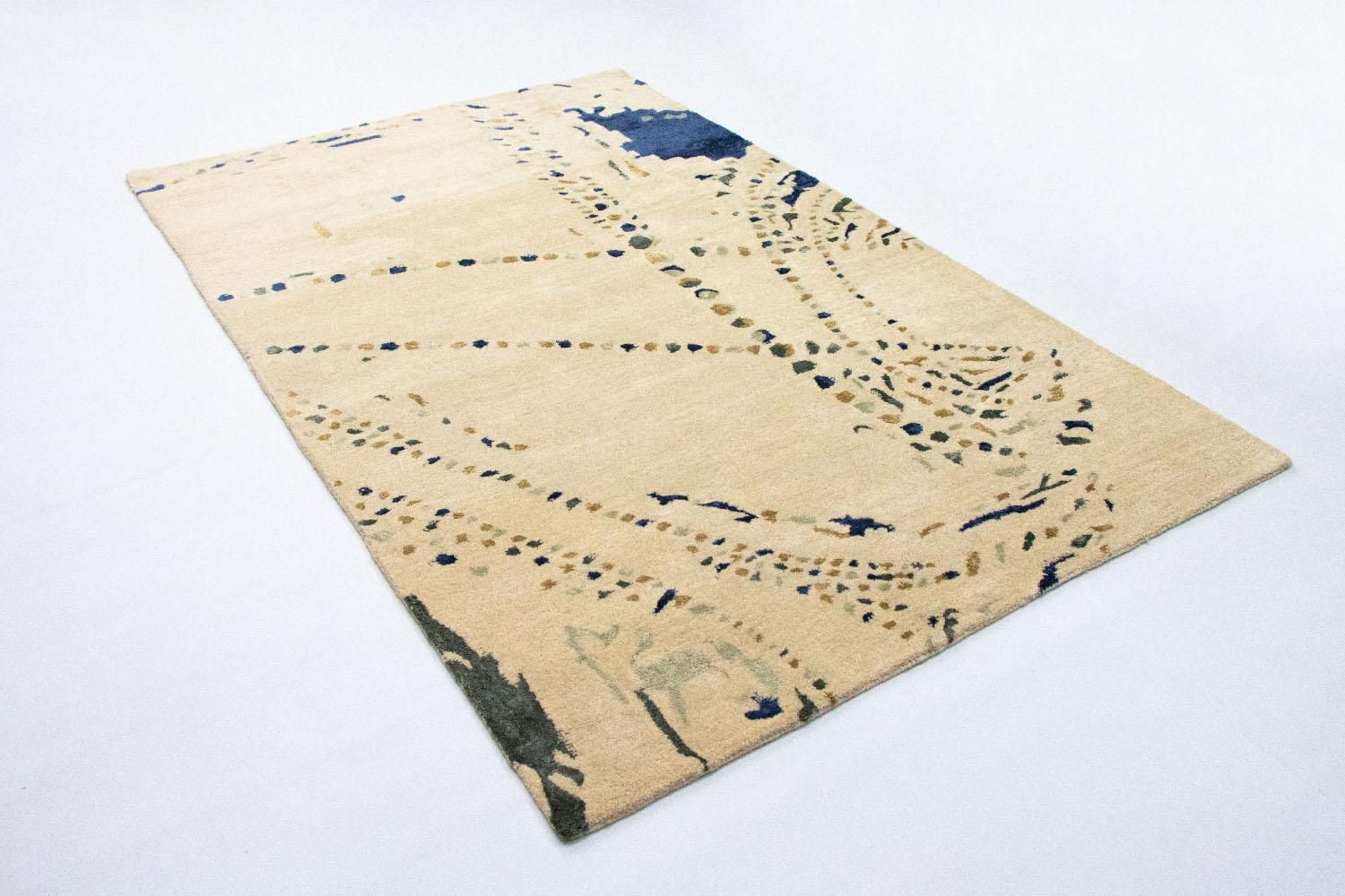 Alfombra de diseño - 240 x 152 cm - beige