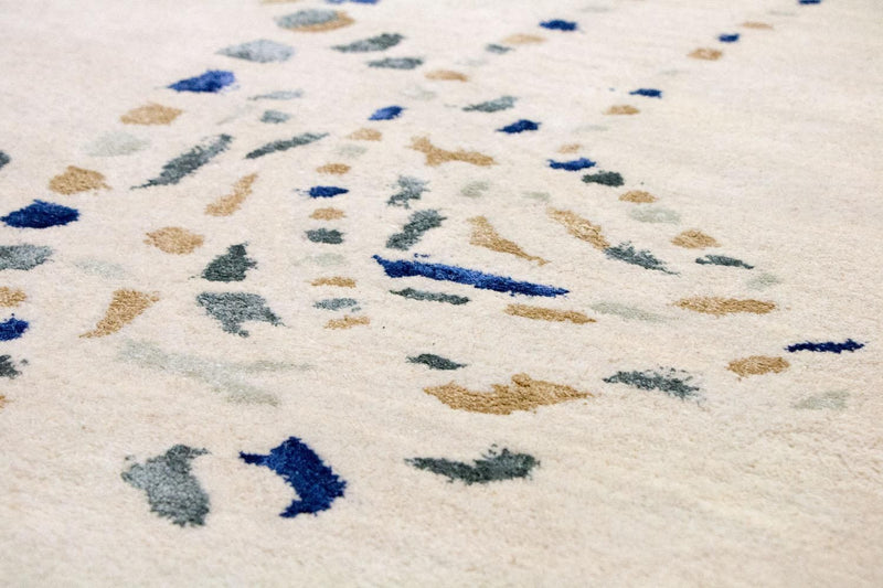 Alfombra de diseño - 240 x 152 cm - beige